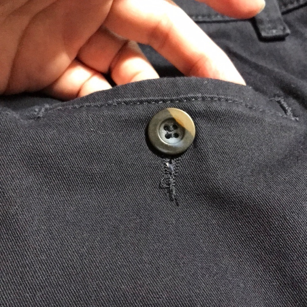 LEE—RELAXED STRAIGHT LEGS—“AT THE WAIST”—Women’s Navy Blue Pants—10Med - Picture 9 of 15